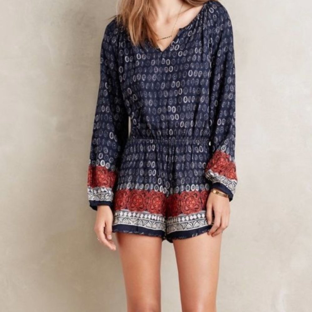 Boho Anthropologie Romper